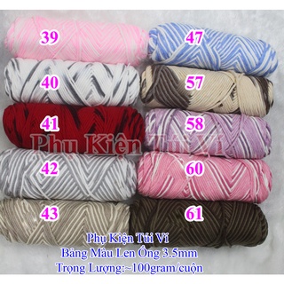 Len Ống 3.5mm / Len Cotton Love