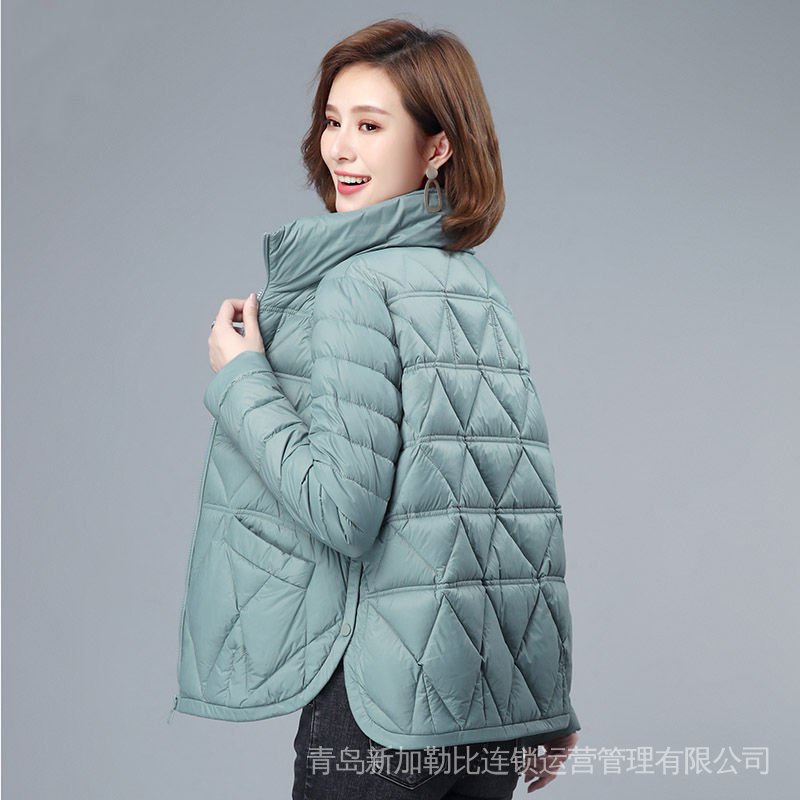 Áo Khoác Phao Dáng Ngắn Siêu Nhẹ Thời Trang Mùa Đông Cho Nữ 2022