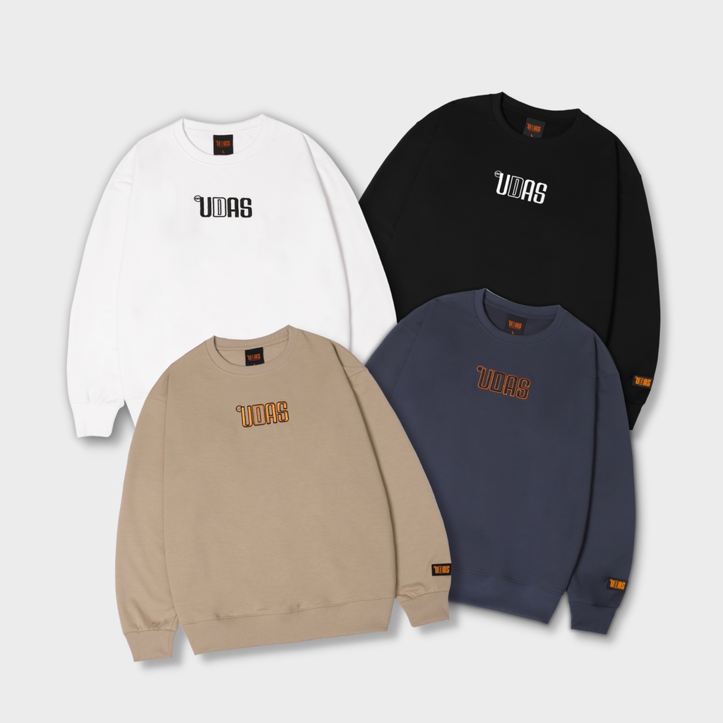 Áo Sweater UDAS form rộng unisex BASIC # 4 color