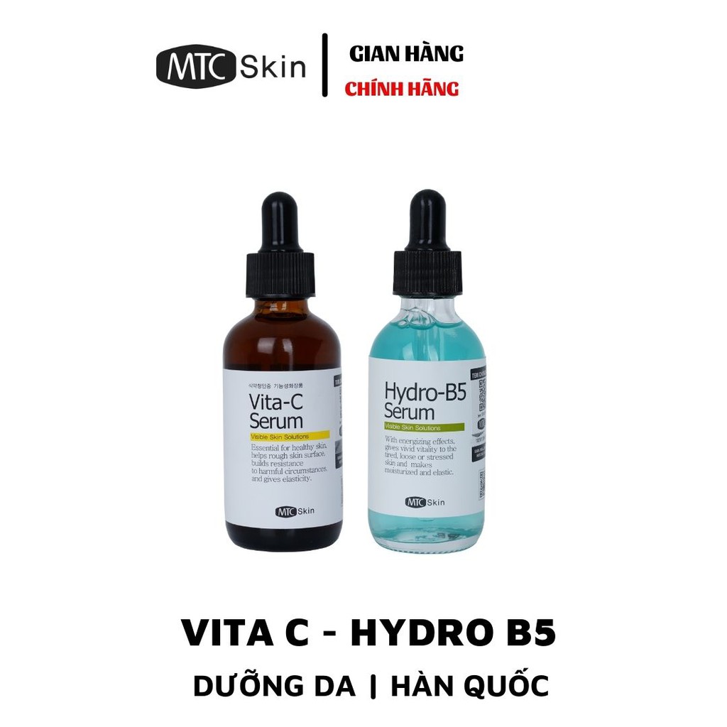 Combo Vita C và Serum B5 Mtc_Skin, đánh bay sạm nám dưỡng da cấp ẩm