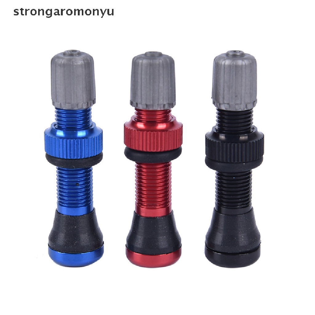【YU】 Bicycle Schrader Tubeless Valve Bike Valve Rim Wheel Tubeless Tire Tyre Valve .