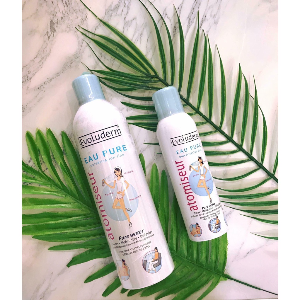 Xịt khoáng Evoluderm nhỏ 150ml