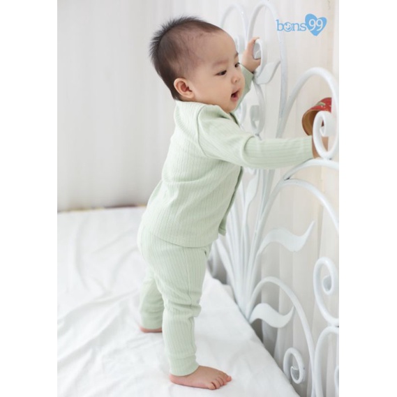 Bộ Sơ Sinh Nỉ Ấm Bons99 Cho Bé Trai Bé Gái