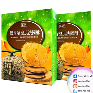 Bánh quy giòn nhân dưa lưới Triko - Đài Loan