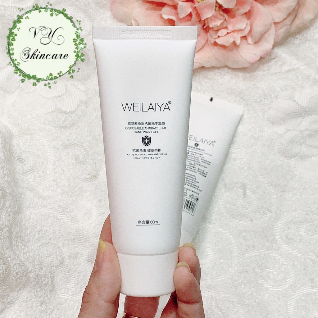 Gel rửa tay khô Weilaiya chính hãng mềm mại, không hóa chất bảo vệ da tay