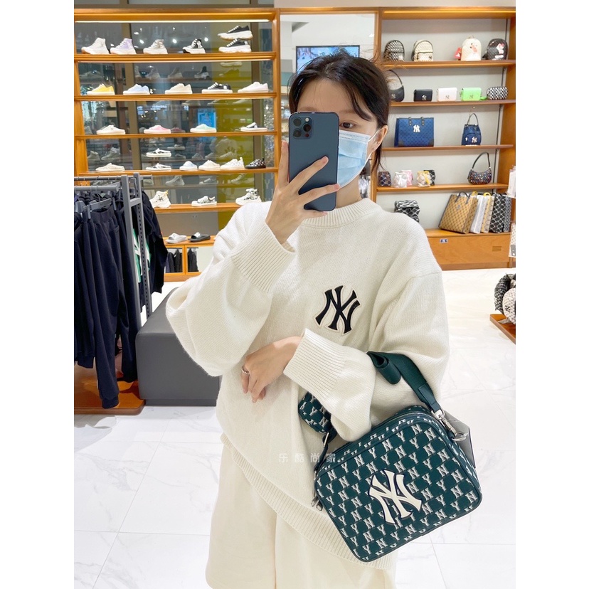 Túi Đeo Chéo MLB Monogram Jacquard New York Yankees - Túi xách đeo chéo MLB nam nữ chính hãng