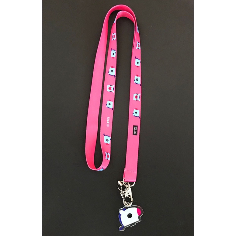 BT pendant spot photo BTS bullet proof youth group bt21 mobile phone hanging rope cartoon bus card around South Korea hanging neck rope Tian Suguo same color personality