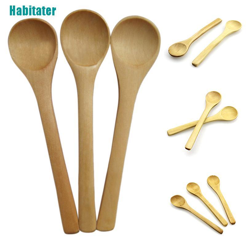 Set 6 Muỗng Gỗ Tre Đa Dụng Cho Nhà Bếp