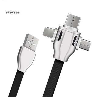 Dây Cáp Sạc 3 Trong 1 Micro Usb/Type-C/8Pin 3.1a Cho Iphone Android