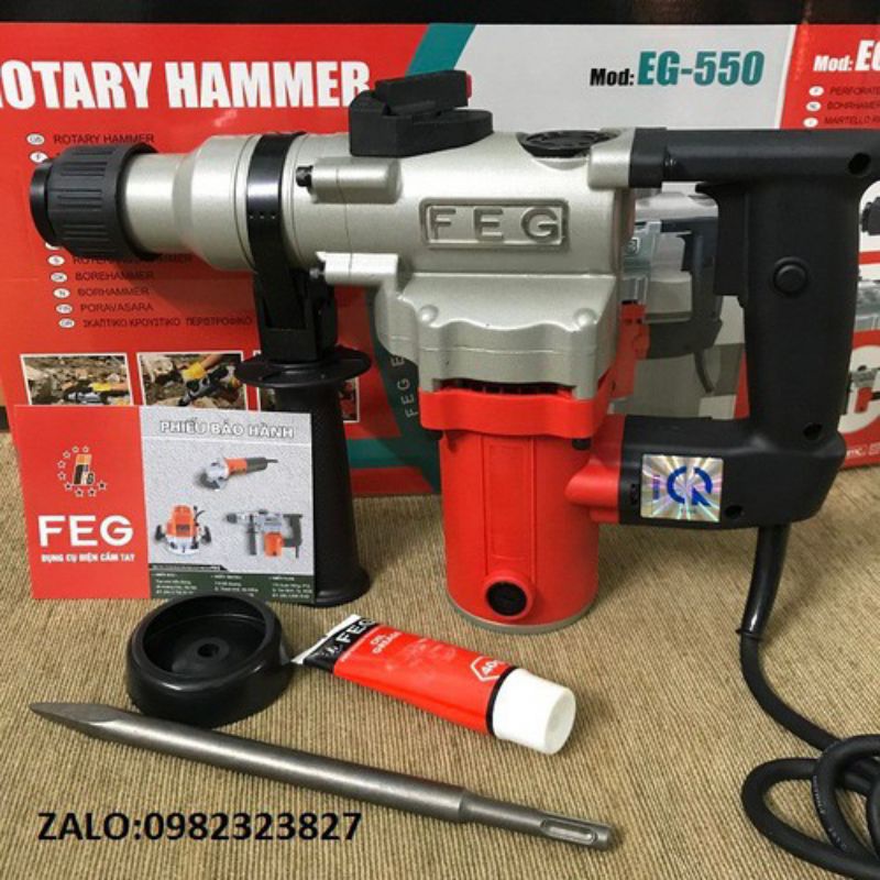 Máy khoan - máy đục bê tông FEG EG550 hàng chính hãng bỏa hành 12 tháng