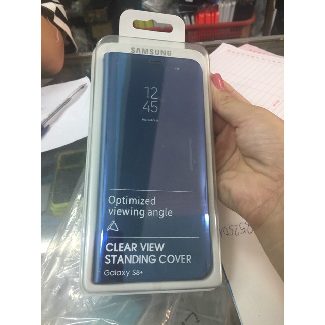 Bao da Clear View hàng hiệu Samsung S8/S8Plus/ Note8/note9 ♥️