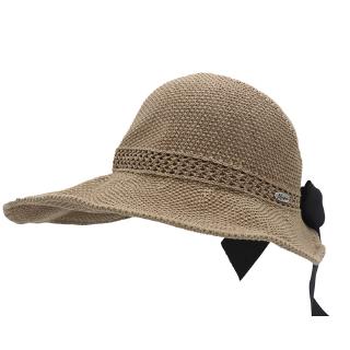 Elegant style breathable wide-brimmed sedge hat for women