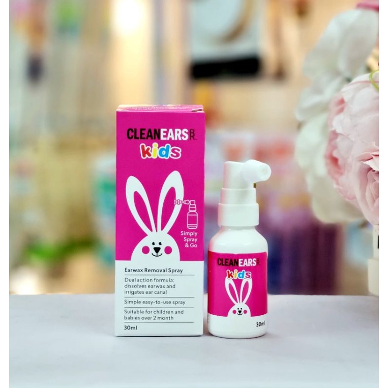 🌻XỊT TAN RÁY TAI CLEAN EARS KIDS 30ml - HÀNG ÚC