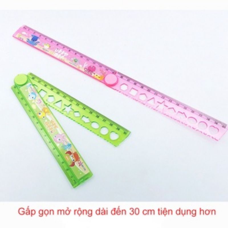 Thước kẻ gập 15cm thành 30cm (mầu/ mẫu ngẫu nhiên)
