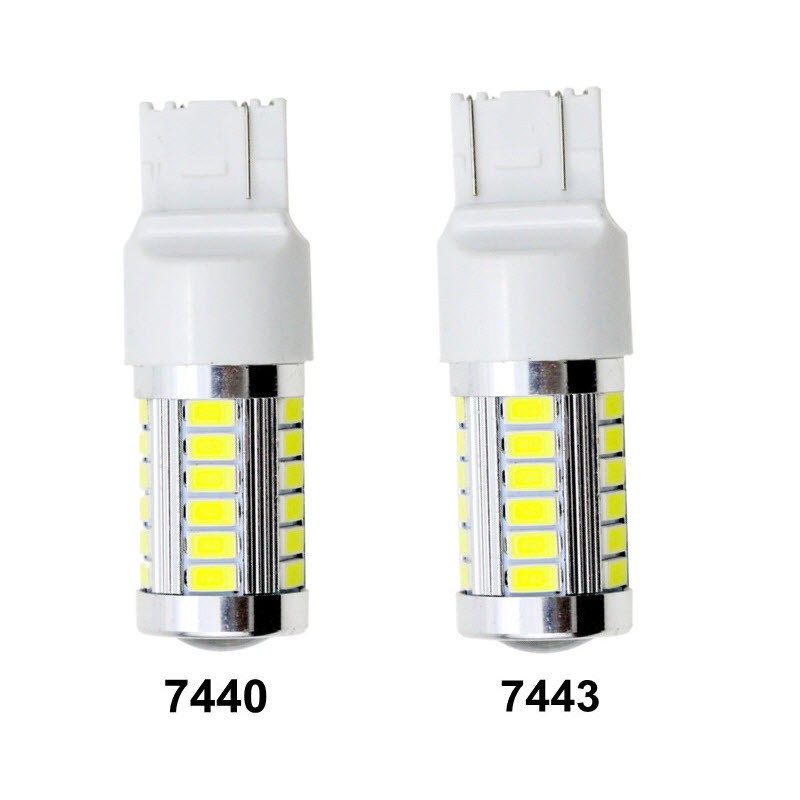 Đèn LED hậu chân T20 (7443) nhấp nháy, chớp khi phanh dành cho xe tải, ô tô