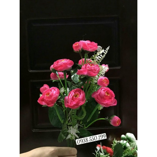 Cụm Hoa Trà Gạo Giả Hoa Giả Trang trí