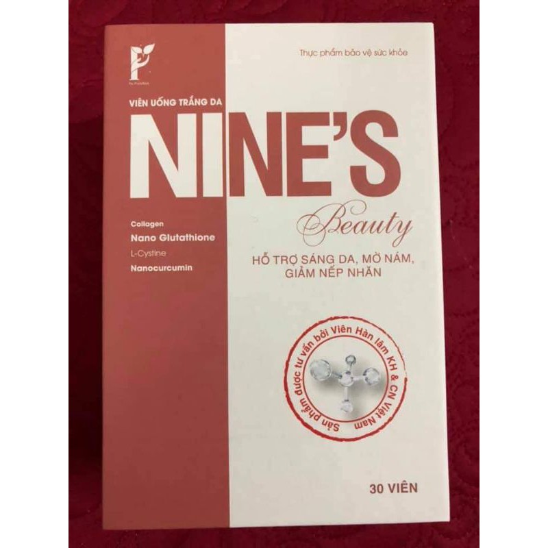 [Hàng Chính Hãng]Viên Uống Trắng Da Nine's Beauty | Thế Giới Skin Care