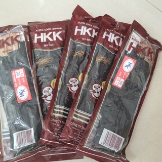 Khóa quần đen hkk mác vàng