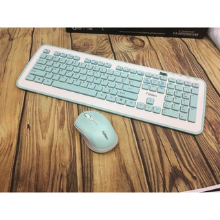 bộ bàn phím chuột không dây fuhlen mk880