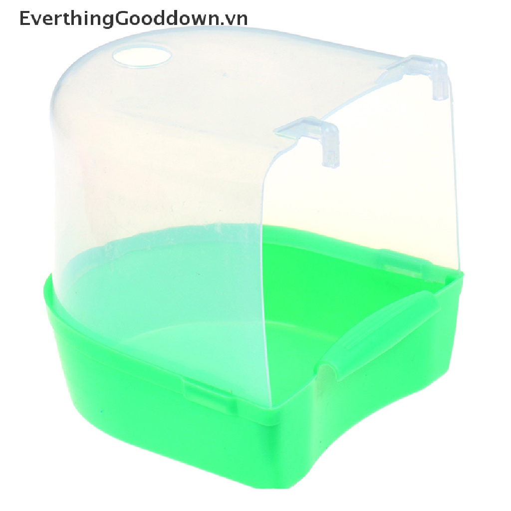 Bồn Tắm Bằng Nhựa Có Móc Treo Dành Cho Chim Vẹt