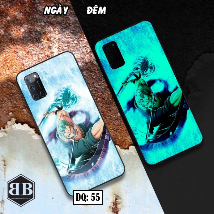 Ốp lưng kính Dạ Quang Oppo A52 / A72 / A92 phát sáng trong đêm mẫu rồng nam tính