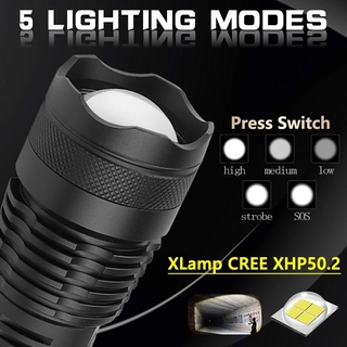 Đèn Pin Siêu Sáng Xhp P50 18650