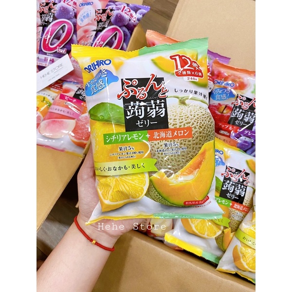 Thạch trái cây ORIHIRO Nhật Bản