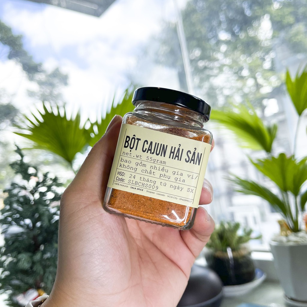 Bột CAJUN Louisiana Hải Sản SALA SPICE gia vị Tây nhập khẩu hương vi miền Nam nước Mỹ ,kết hợp các món hải sản siêu ngon