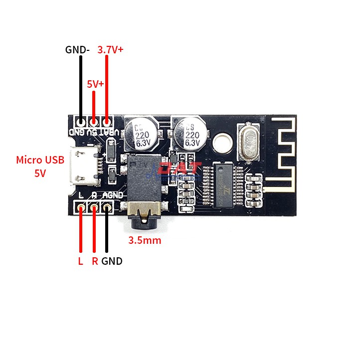 Mạch Giải Mã Âm Thanh Bluetooth 4.2 - M28
