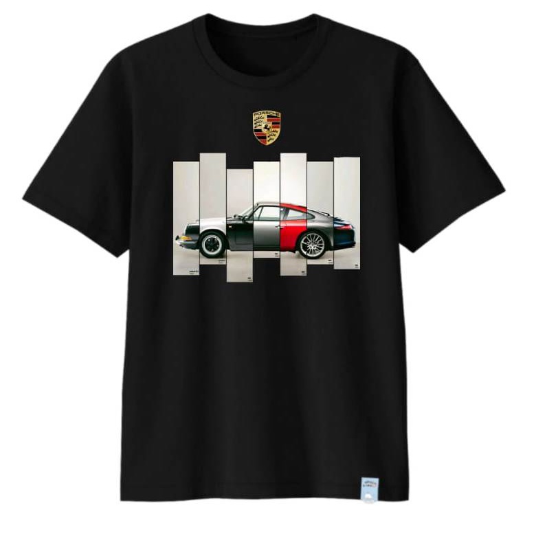 Áo Thun Cotton In Hình Xe Hơi Porsche Phong Cách Thể Thao 30s Cho Thanh Thiếu Niên & Người Lớn