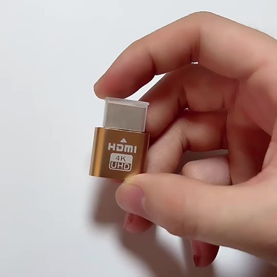 Đầu cắm thực tế ảo HDMI mạ vàng độ phân giải siêu cao 4K hiển thị nhỏ gọn tiện lợi | BigBuy360 - bigbuy360.vn