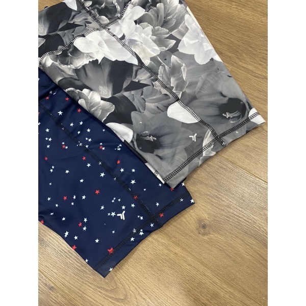 Quần biker old phối hoa siêu đẹp