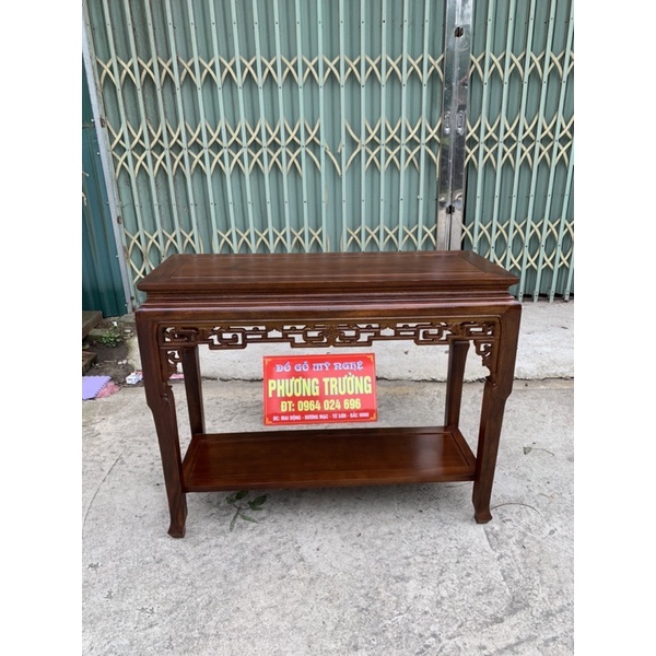 Bàn trường kỉ mặt 40x1m cao 80 gỗ lim