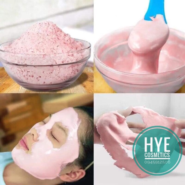 Mask dẻo Mặt nạ Hoa hồng trắng mịn da