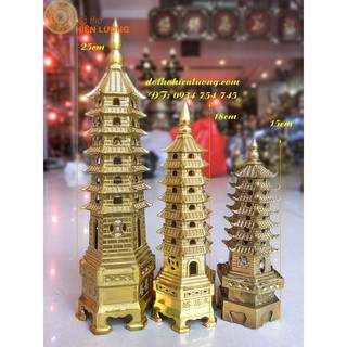 Tháp văn xương 7 tầng bằng đồng