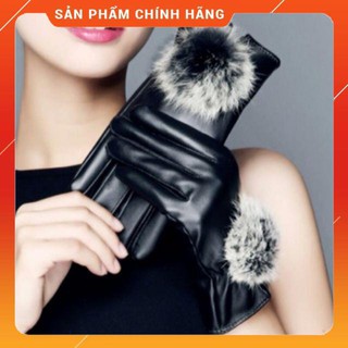 [HÀNG SIÊU TỐT] Sale 3 đôi găng tay da cảm ứng 10 ngón nam nữ