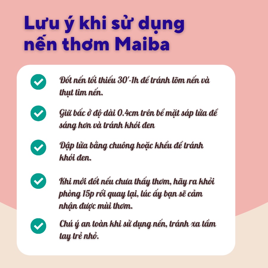 Nến thơm bấc gỗ MAIBA cao cấp, tinh dầu nước hoa sang trọng, dùng trang trí nhà cửa và làm quà tặng