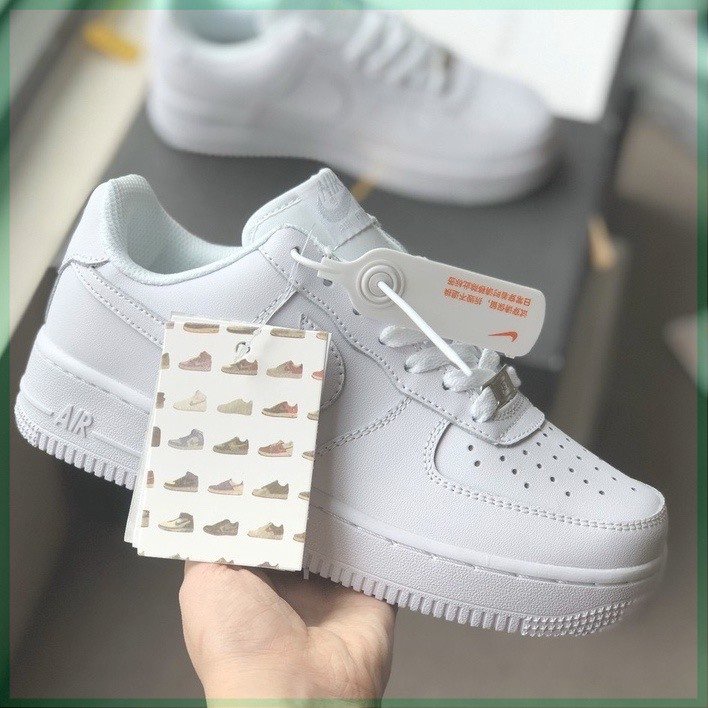 Giày thể thao AF1 Trắng Full Box Bill, Giày sneaker air force 1 trắng full size nam nữ siêu hot dễ p