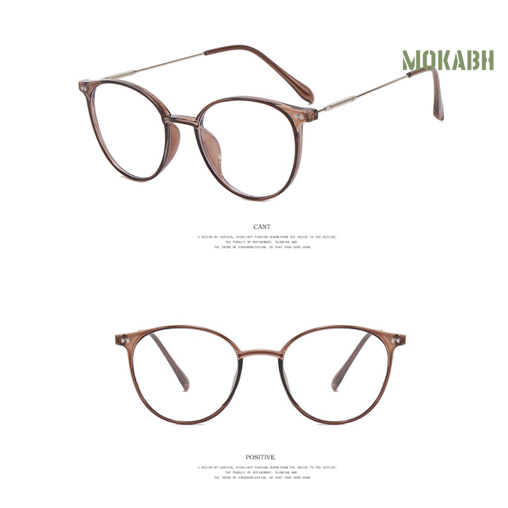 Kính Bảo Vệ Mắt Gọng Tròn Chống Ánh Sáng Xanh Siêu Nhẹ Chất Lượng Cao