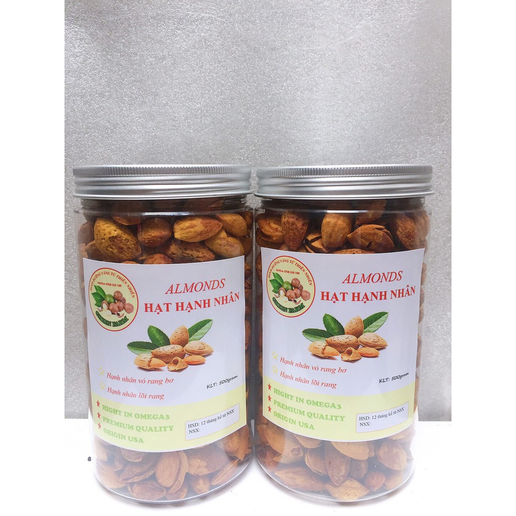 Hạnh nhân lõi Mỹ tách vỏ sấy chín 100g