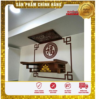 [Chính hiệu Huyền Tâm] Bàn thờ treo tường chân thang mẫu hiện đại 2020 kích thước 41x61cm dành cho 1 bát hương