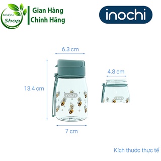 Bình đựng nước inochi, bình nước chịu nhiệt kita fami 350ml, bình nước cao cấp xuất nhât