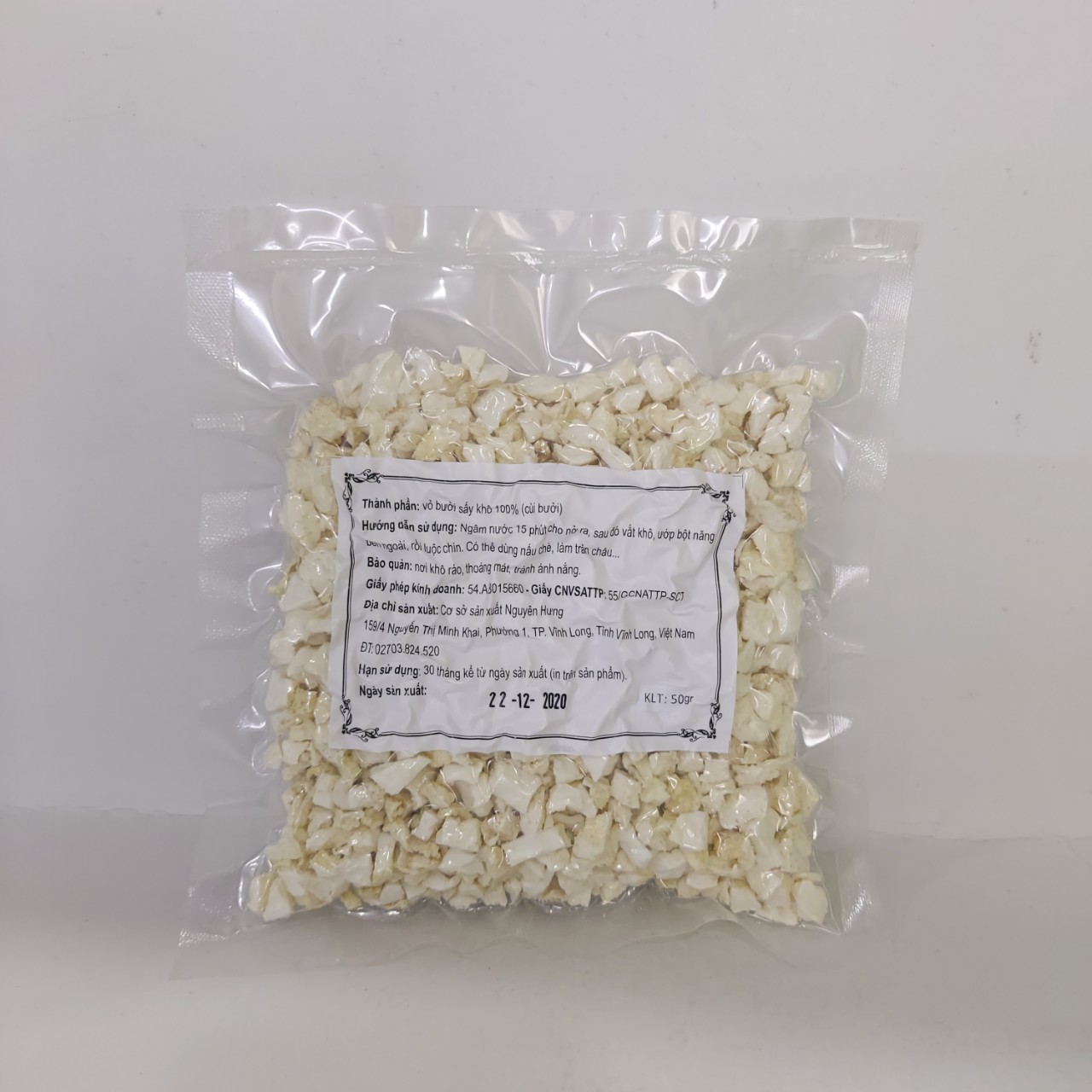 Cùi bưởi sấy khô nấu chè, làm trân châu Mekong gói 20g/50g | BigBuy360 - bigbuy360.vn