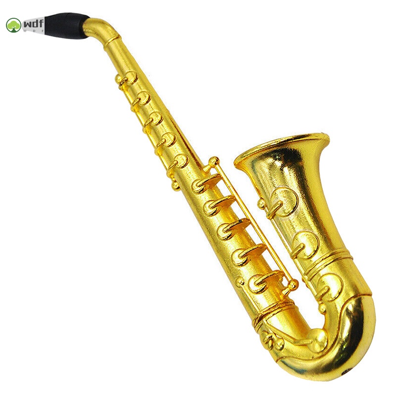 Tẩu Hút Thuốc Hình Kèn Saxophone Chất Liệu Hợp Kim 97mm