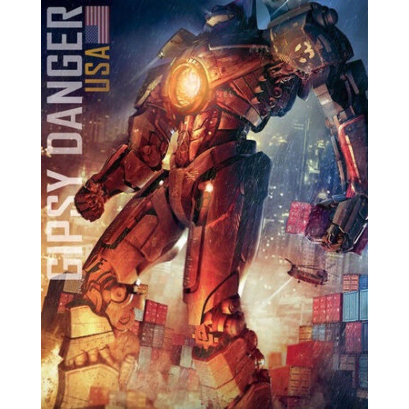 Mô hình gipsy danger trong phim pacificfim nhân vật chính