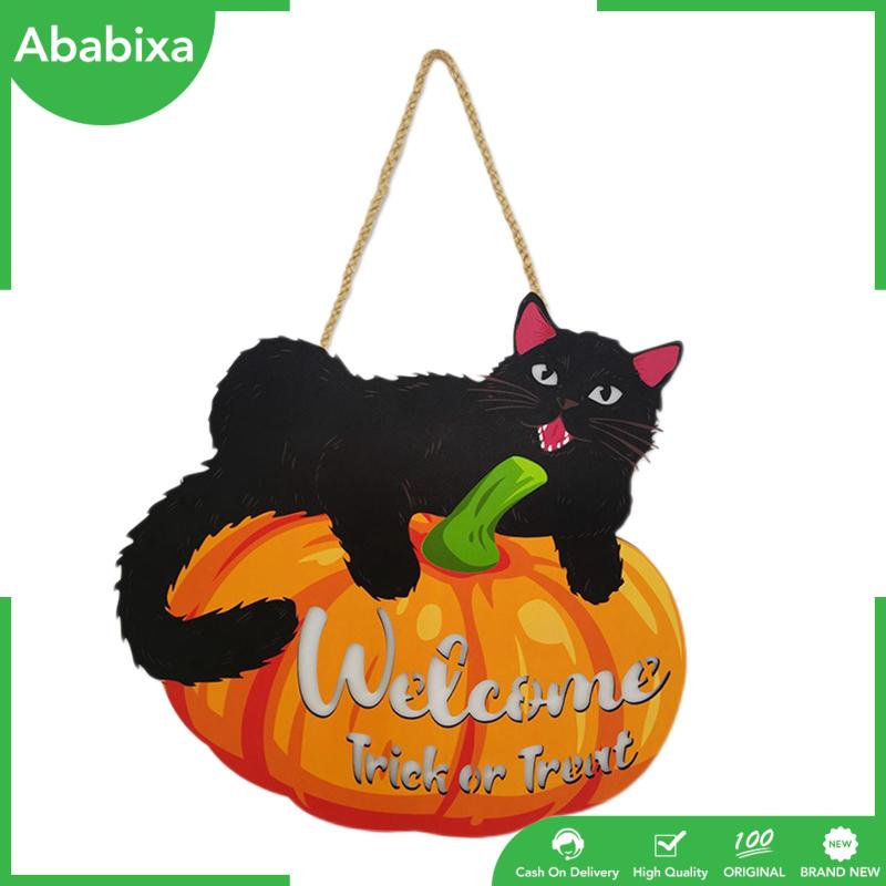 Bảng Gỗ Treo Trang Trí Chủ Đề Halloween Độc Đáo