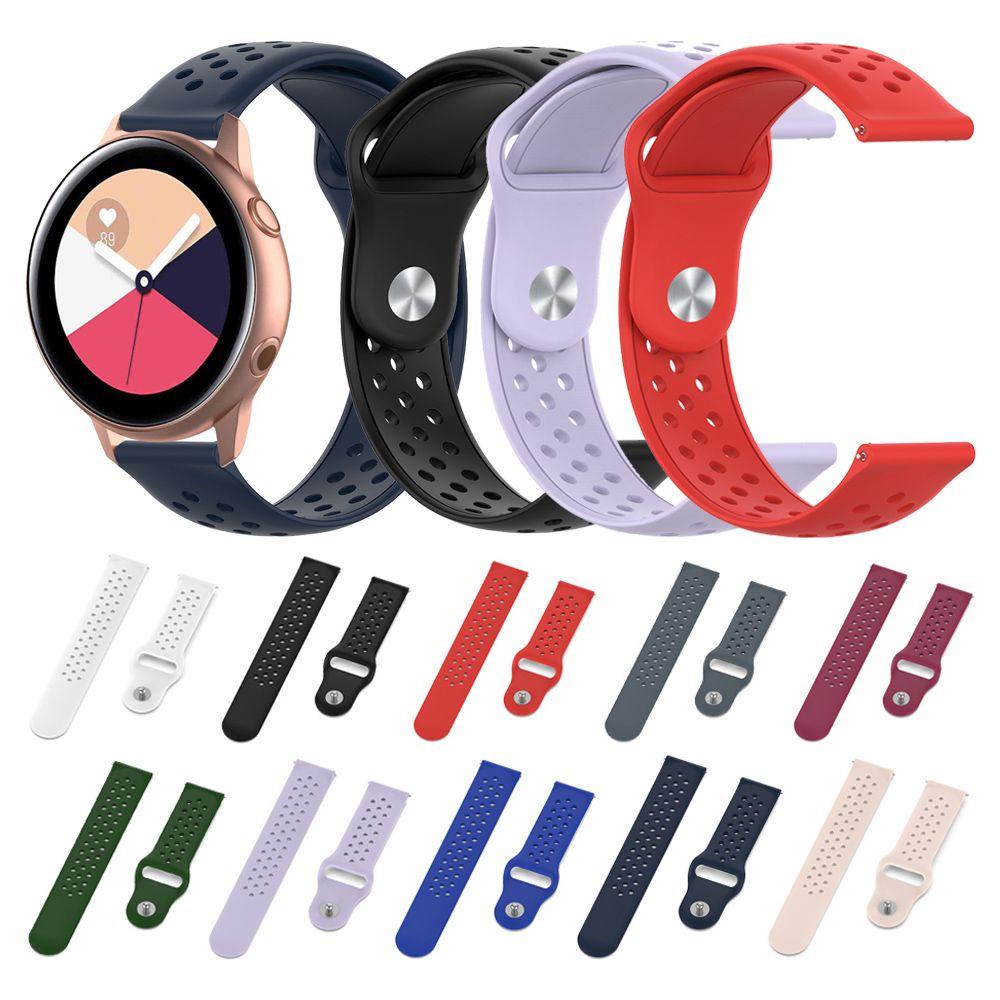 JONYE Dây Đeo Silicone Mềm Thoáng Khí Cho Đồng Hồ Thông Minh Samsung Galaxy Watch Active R500