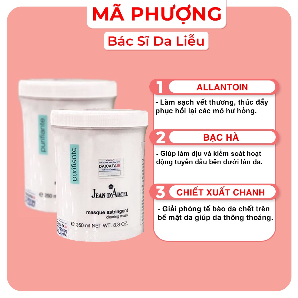 Mặt nạ hũ Jean D’arcel (250ml)