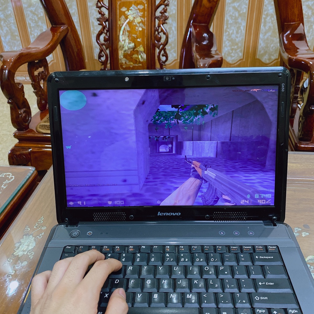 Laptop Lenovo G450 làm việc office, chơi RA 2, CS 1.1