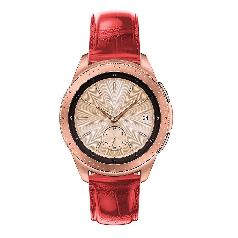 Dây đeo bằng da 20mm cho đồng hồ thông minh Huami Amazfit Bip/Galaxy Watch 42mm